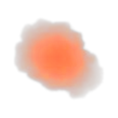 icono de color coral acuarela